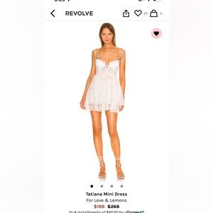 For love and lemons mini dress